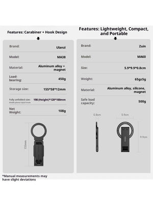 Capture Stunning Moments with the MagLock Phone Photography Mount Carabiner