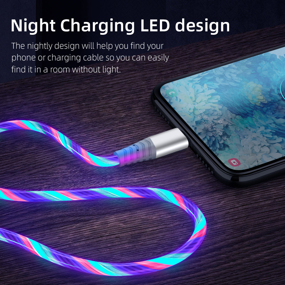 Luminous Mobile Phone Data Cable