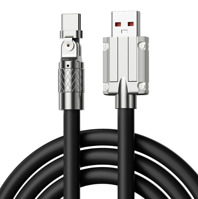 Rotating Elbow Data Super Fast Charging Cable