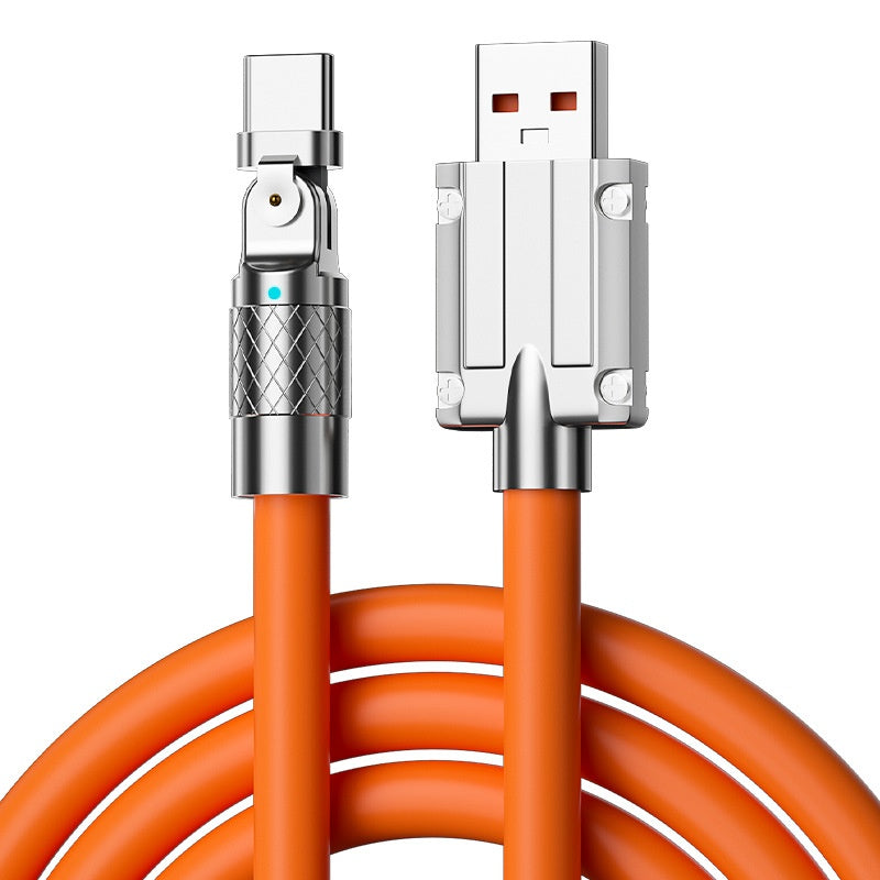 Rotating Elbow Data Super Fast Charging Cable