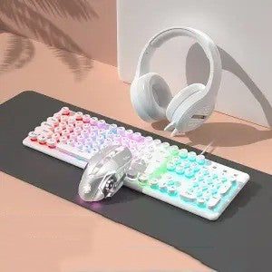 Touch Wired Punk Keyboard And Mouse Set