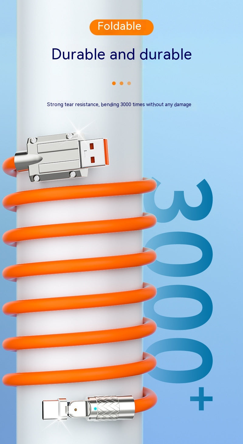 Rotating Elbow Data Super Fast Charging Cable