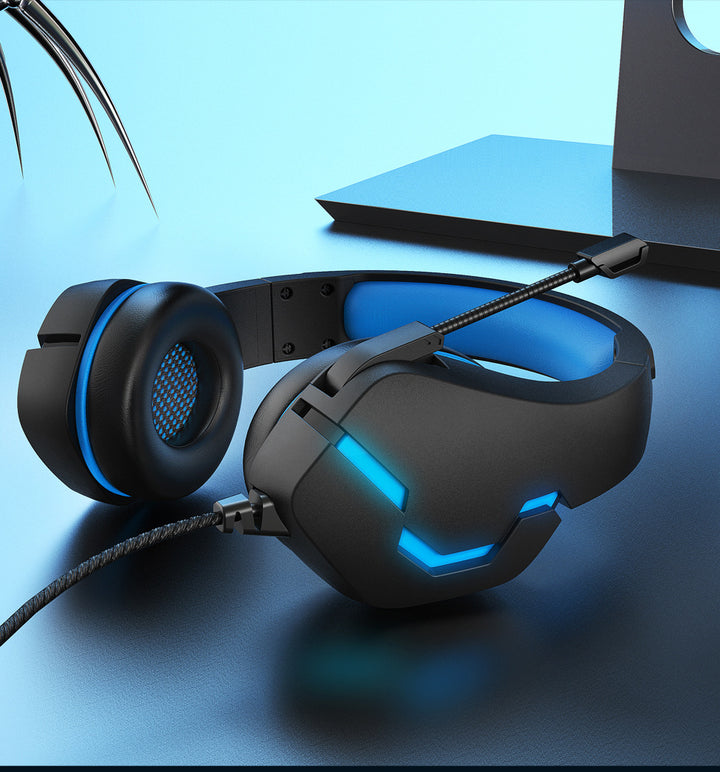 Gaming Headset With Mic And LED Lights