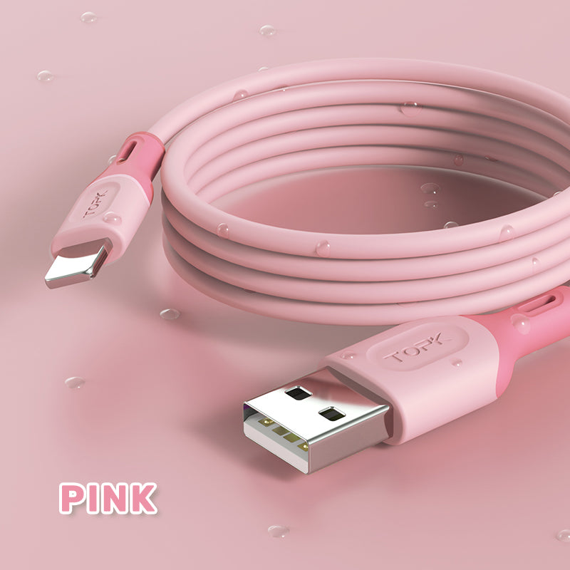 fast charging silicone data cable
