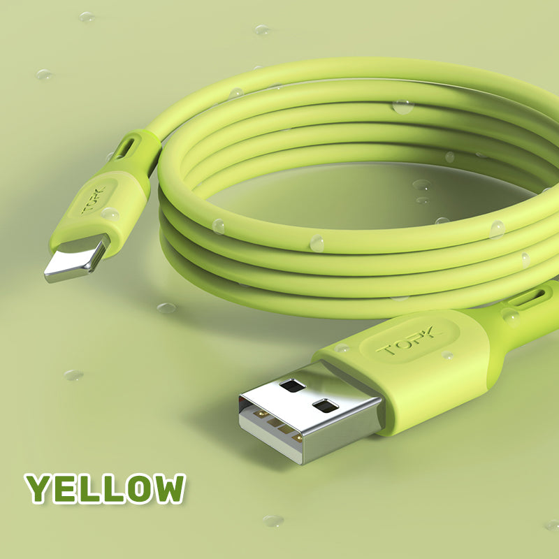 fast charging silicone data cable