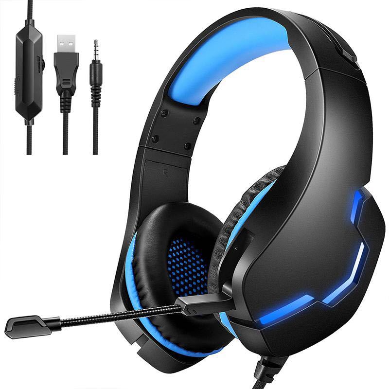 Gaming Headset With Mic And LED Lights