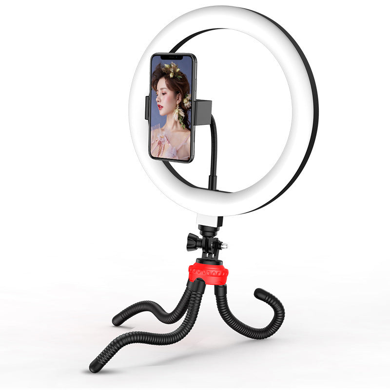 Desktop Tripod 10 Inch LED Net Red