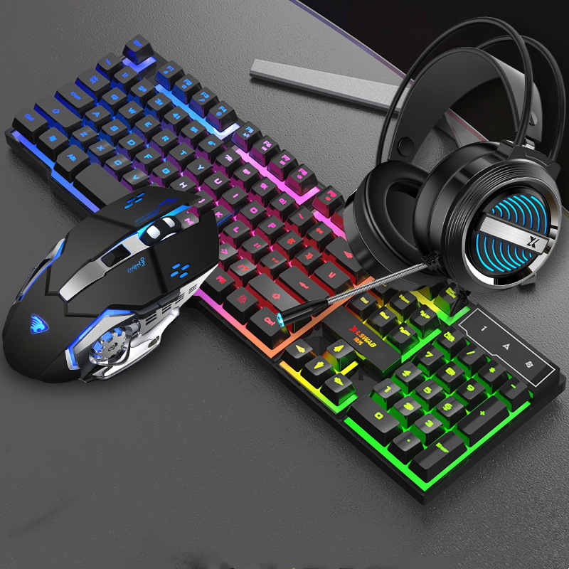 Glare Keyboard And Mouse Set Manipulator