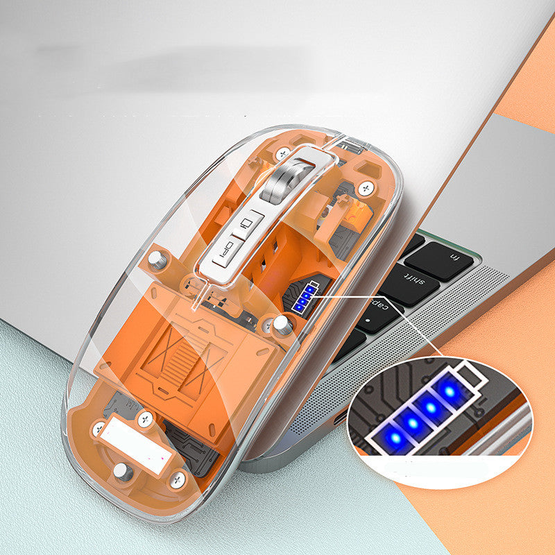 Transparent Wireless Bluetooth Mouse