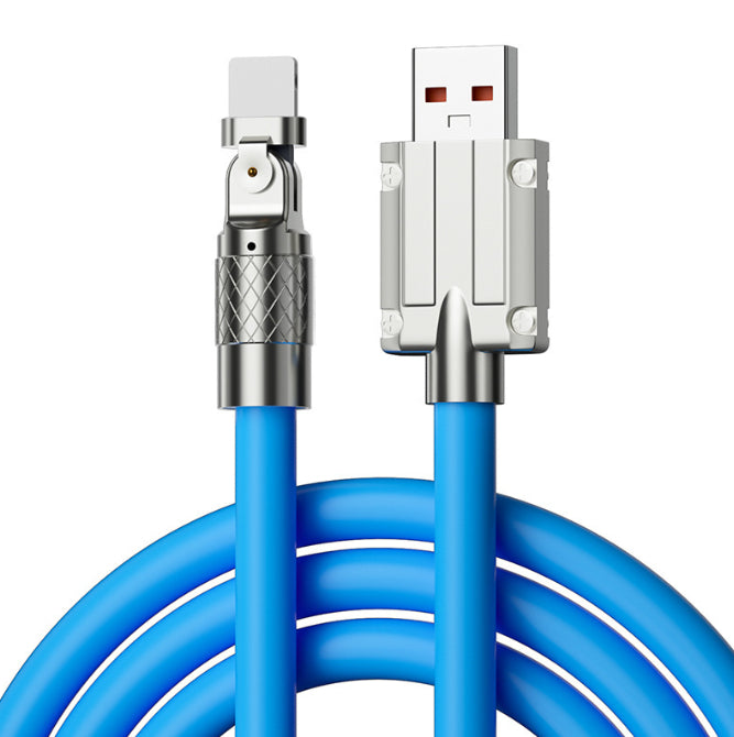 Rotating Elbow Data Super Fast Charging Cable