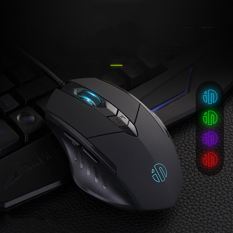 Mouse Wired Usb Macro Mute Silent Gaming
