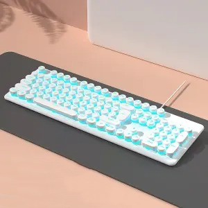 Touch Wired Punk Keyboard And Mouse Set