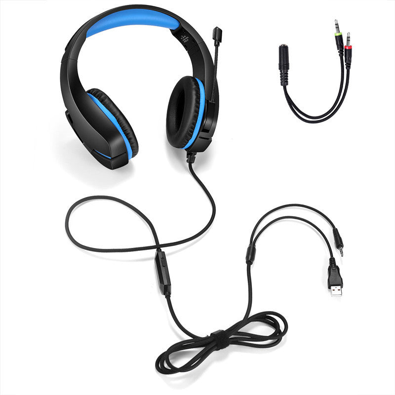 Gaming Headset With Mic And LED Lights