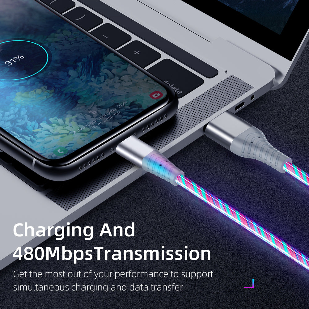 Luminous Mobile Phone Data Cable