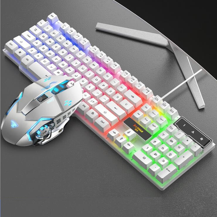 Glare Keyboard And Mouse Set Manipulator