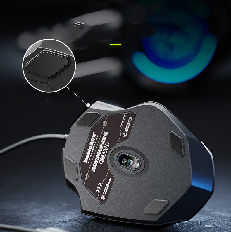 Mouse Wired Usb Macro Mute Silent Gaming