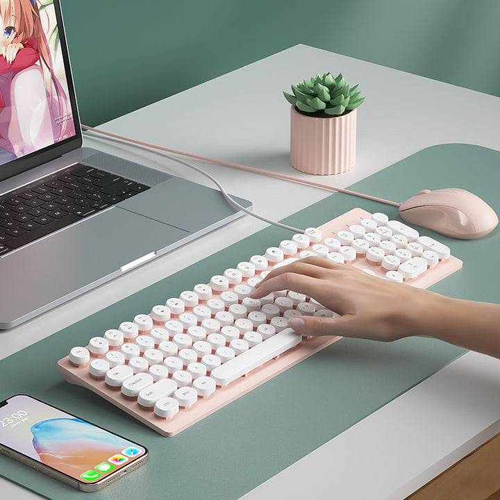 Fashion Laptop External Wired Keyboard