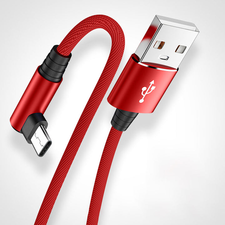 Mobile Phone Elbow Fast Charging Data Cable