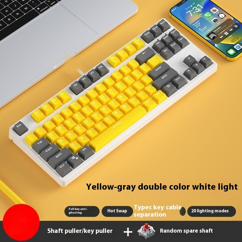 87 Key Wired Game Mechanical Keyboard