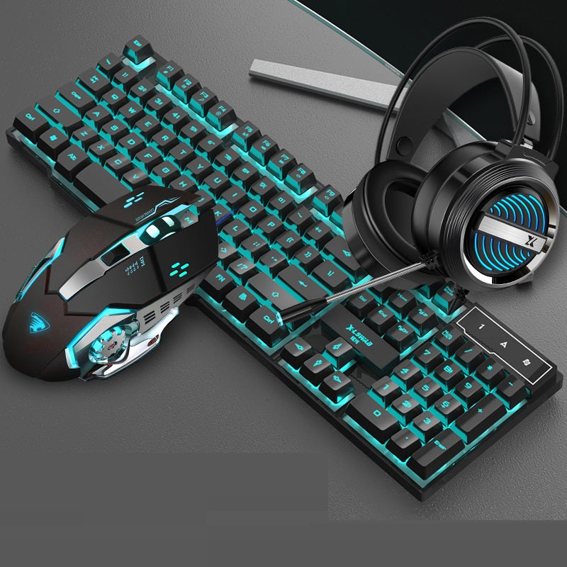 Glare Keyboard And Mouse Set Manipulator