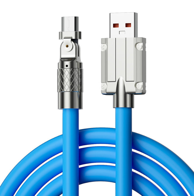 Rotating Elbow Data Super Fast Charging Cable
