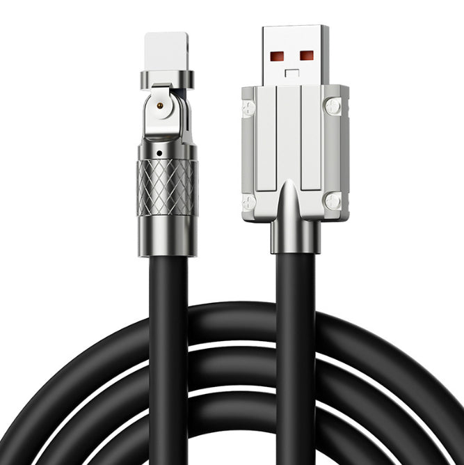 Rotating Elbow Data Super Fast Charging Cable