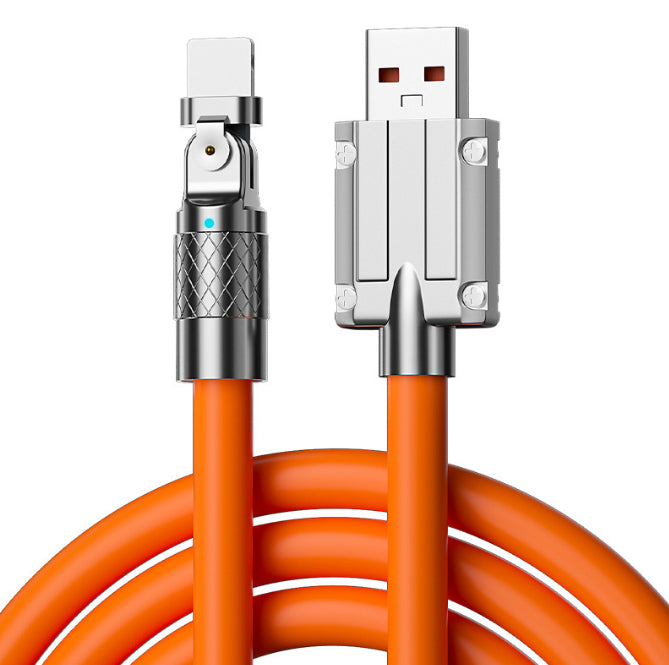 Rotating Elbow Data Super Fast Charging Cable