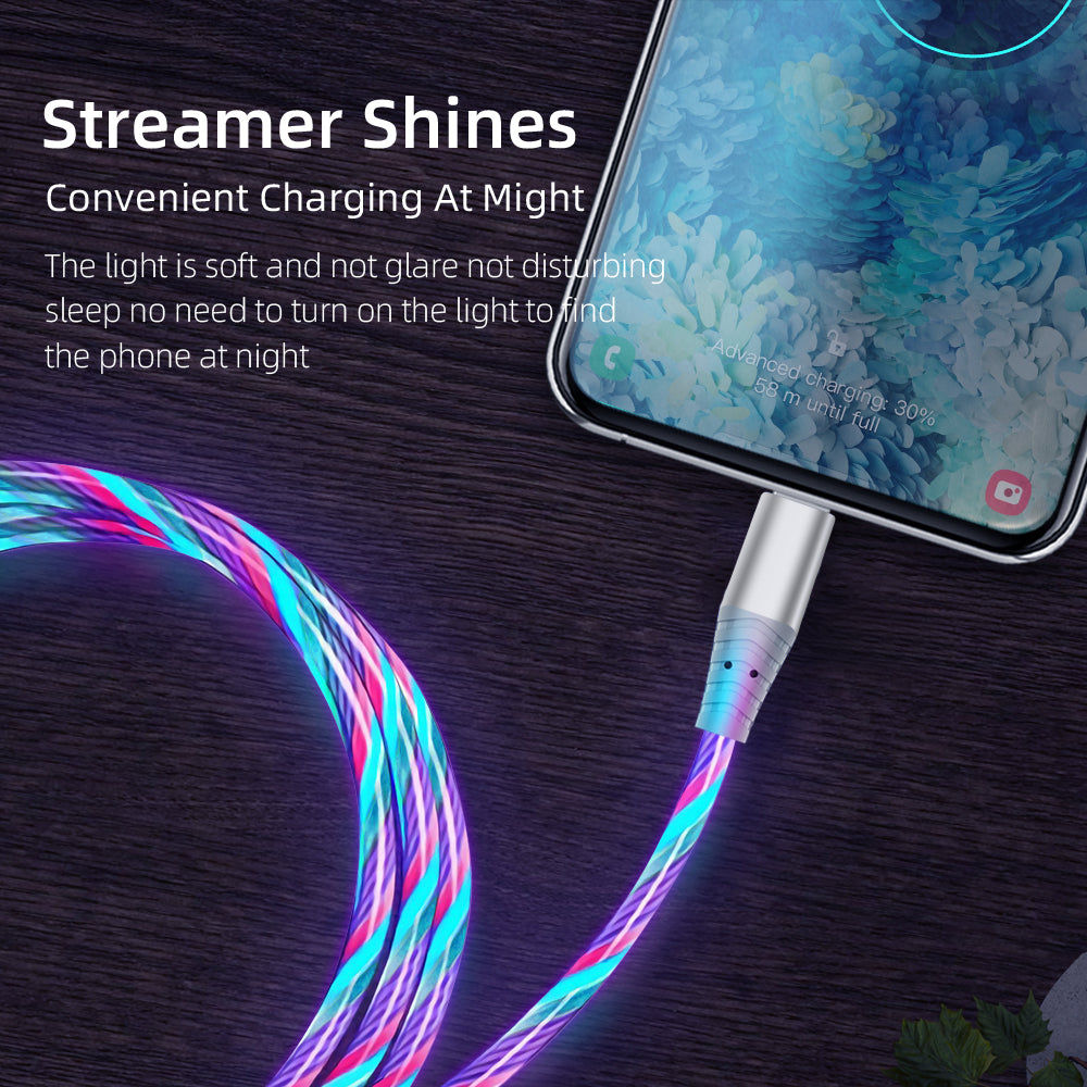 Luminous Mobile Phone Data Cable