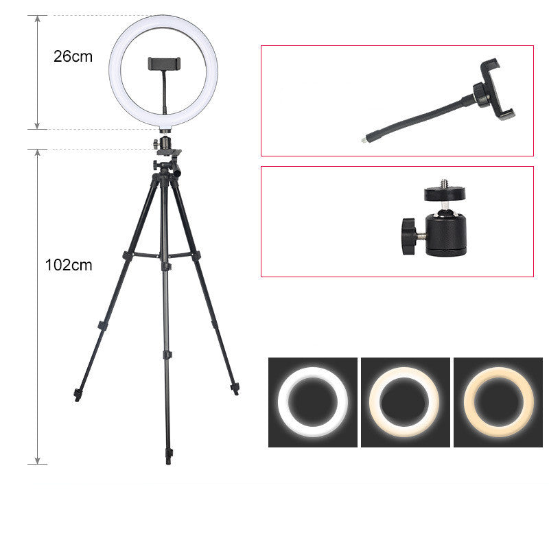 Mobile Phone Fill Light Tripod LED Ring Light