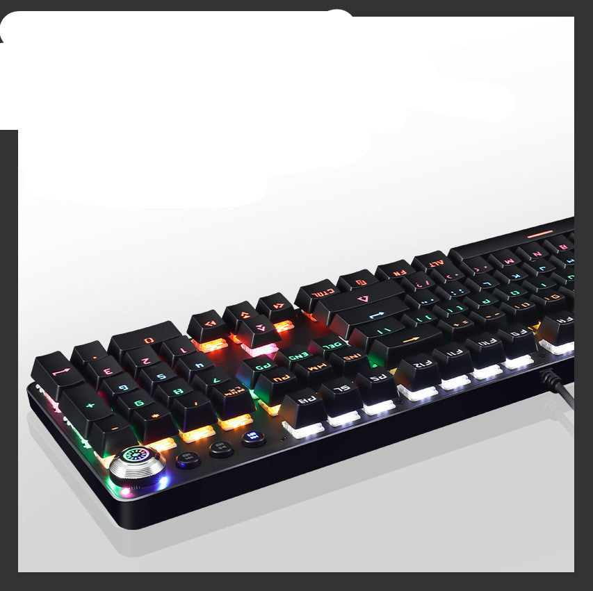 Metal Real Mechanical Keyboard Wired