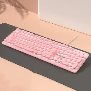 Touch Wired Punk Keyboard And Mouse Set