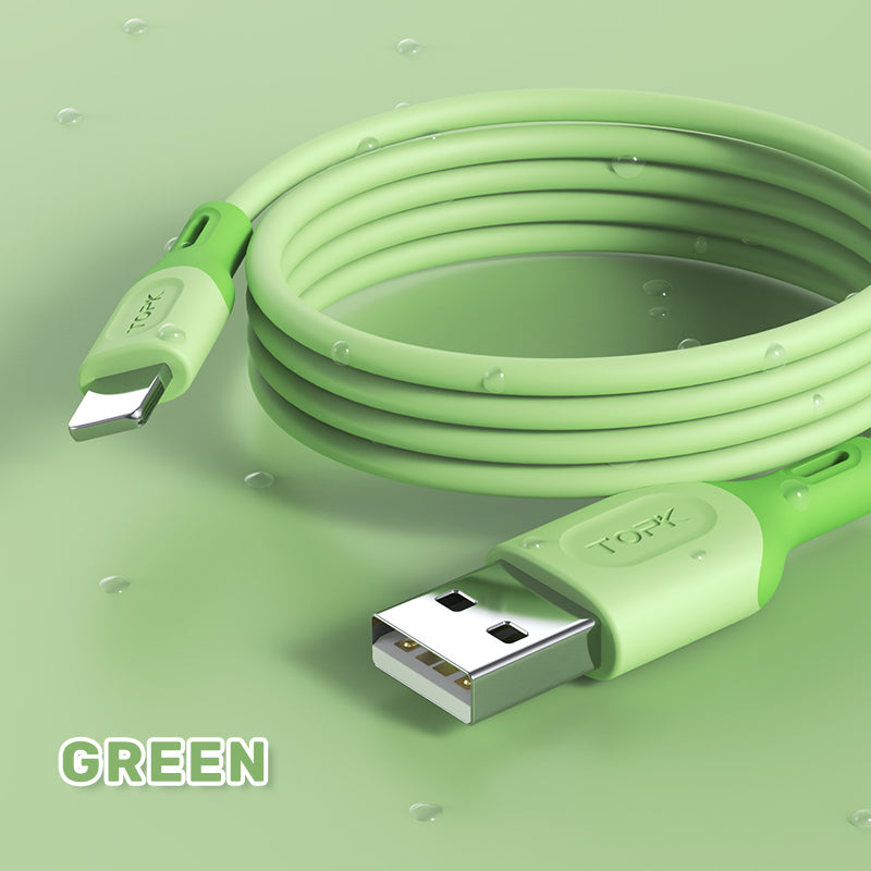 fast charging silicone data cable