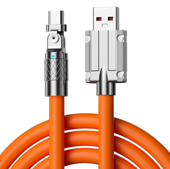 Rotating Elbow Data Super Fast Charging Cable