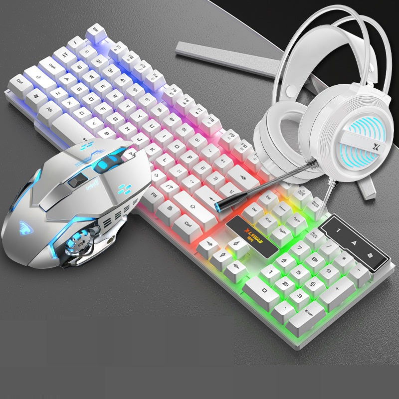 Glare Keyboard And Mouse Set Manipulator