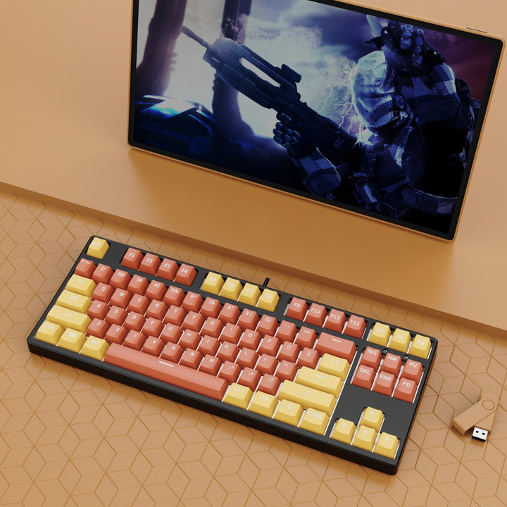 87 Key Wired Game Mechanical Keyboard