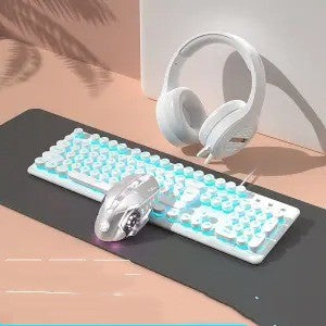 Touch Wired Punk Keyboard And Mouse Set