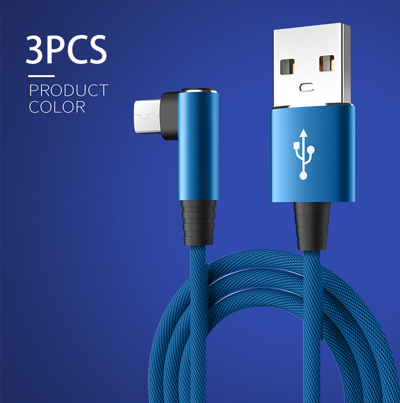 Mobile Phone Elbow Fast Charging Data Cable