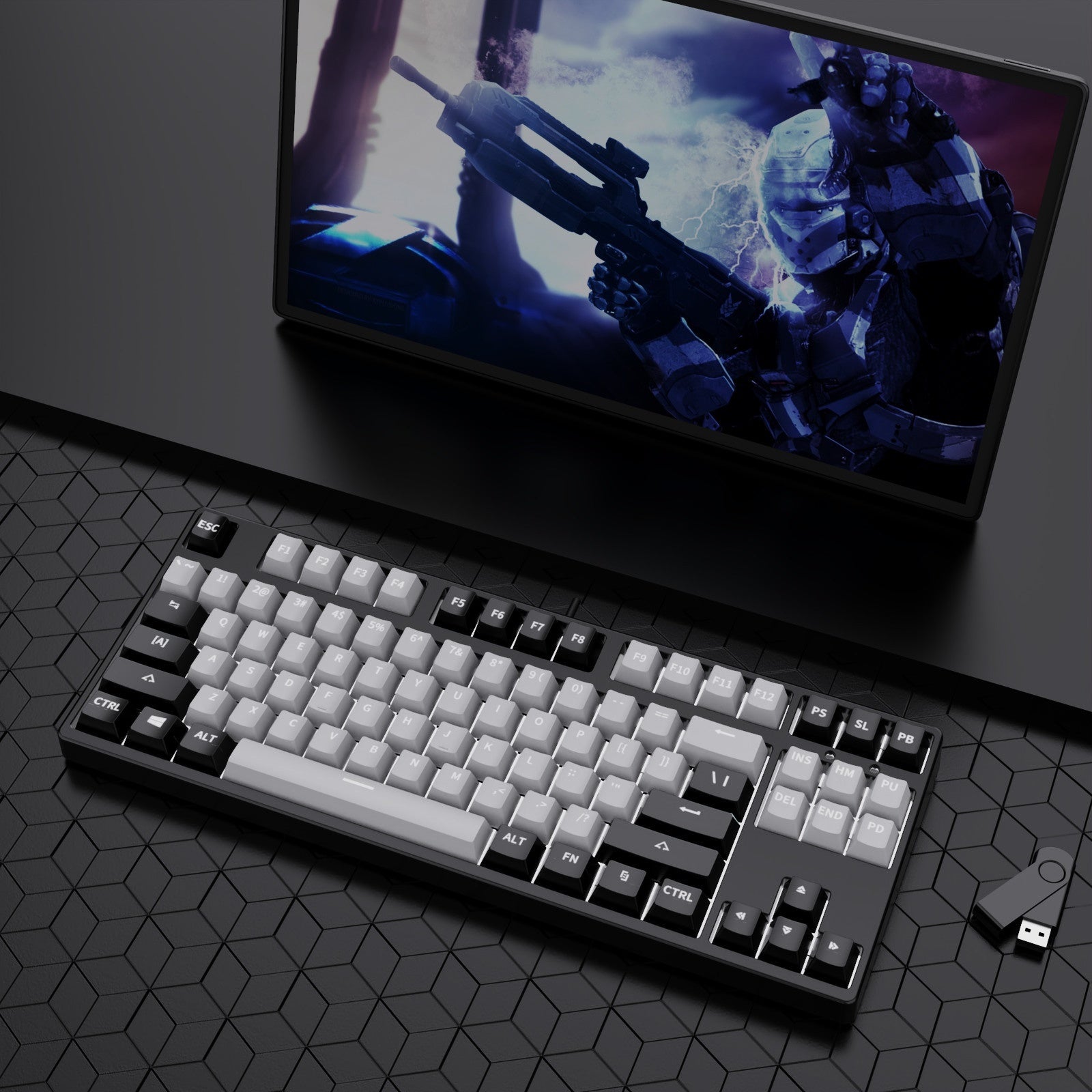 87 Key Wired Game Mechanical Keyboard